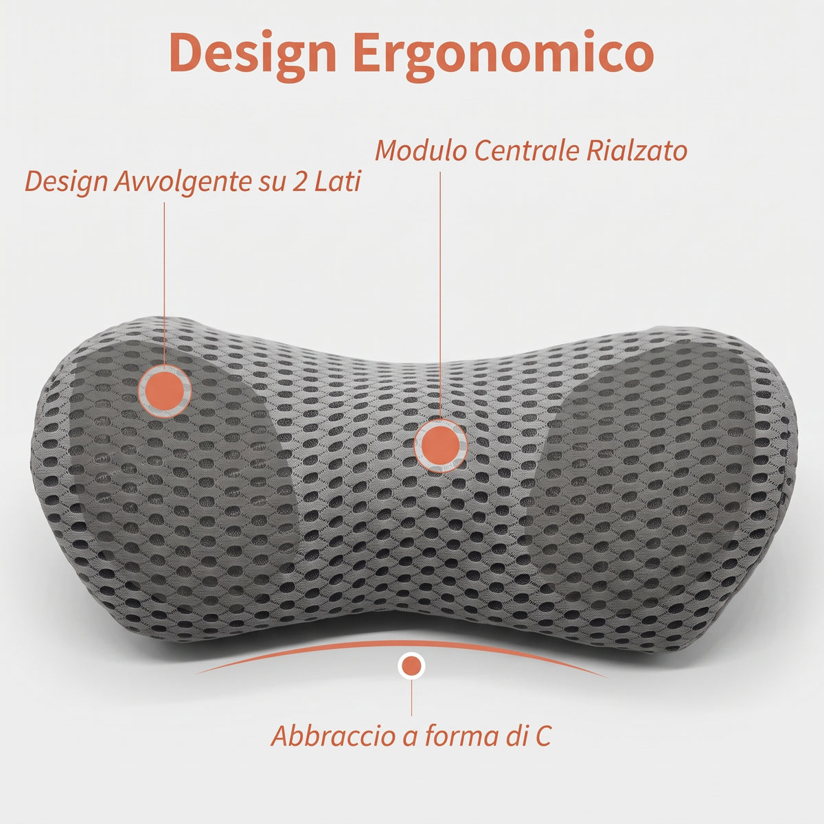 CUSCILO™ Cuscino Lombare Memory Foam